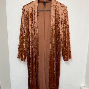 FOREVER 21 | Orange Kimono | Size L